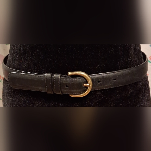 Coach Accessories - EUC Vintage Coach 8400 Black Leather Business Casual Prepp Everyday Belt SZ L
